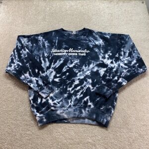 Oceanic Sebastian Maniscalco Sweatshirt Mens Large Black Tie Dye Tour Crewneck